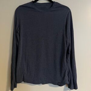 Men's Patagonia Long Sleeve Blue Shirt